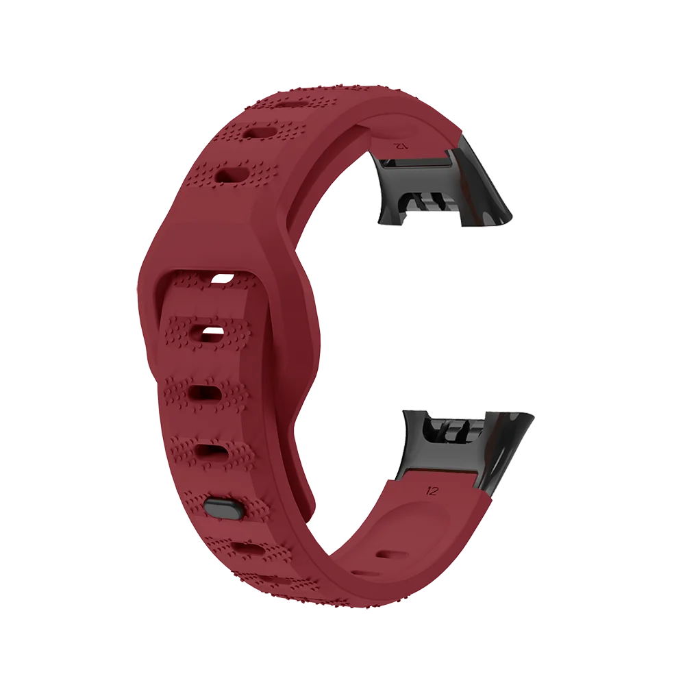 

Watch Strap For Xiaomi Band 7 Pro Rice Grain Style Quick Release Durable Silicone Replacement Adjustable Sport Smart Watch Band