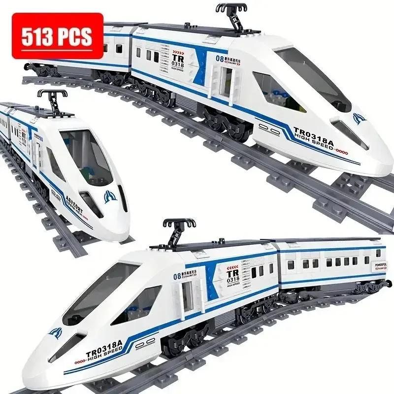 Technical Train Maintenance Advanced Model City Rail Tracks Building Blocks Toys For Kids Boys MOC EXPERT