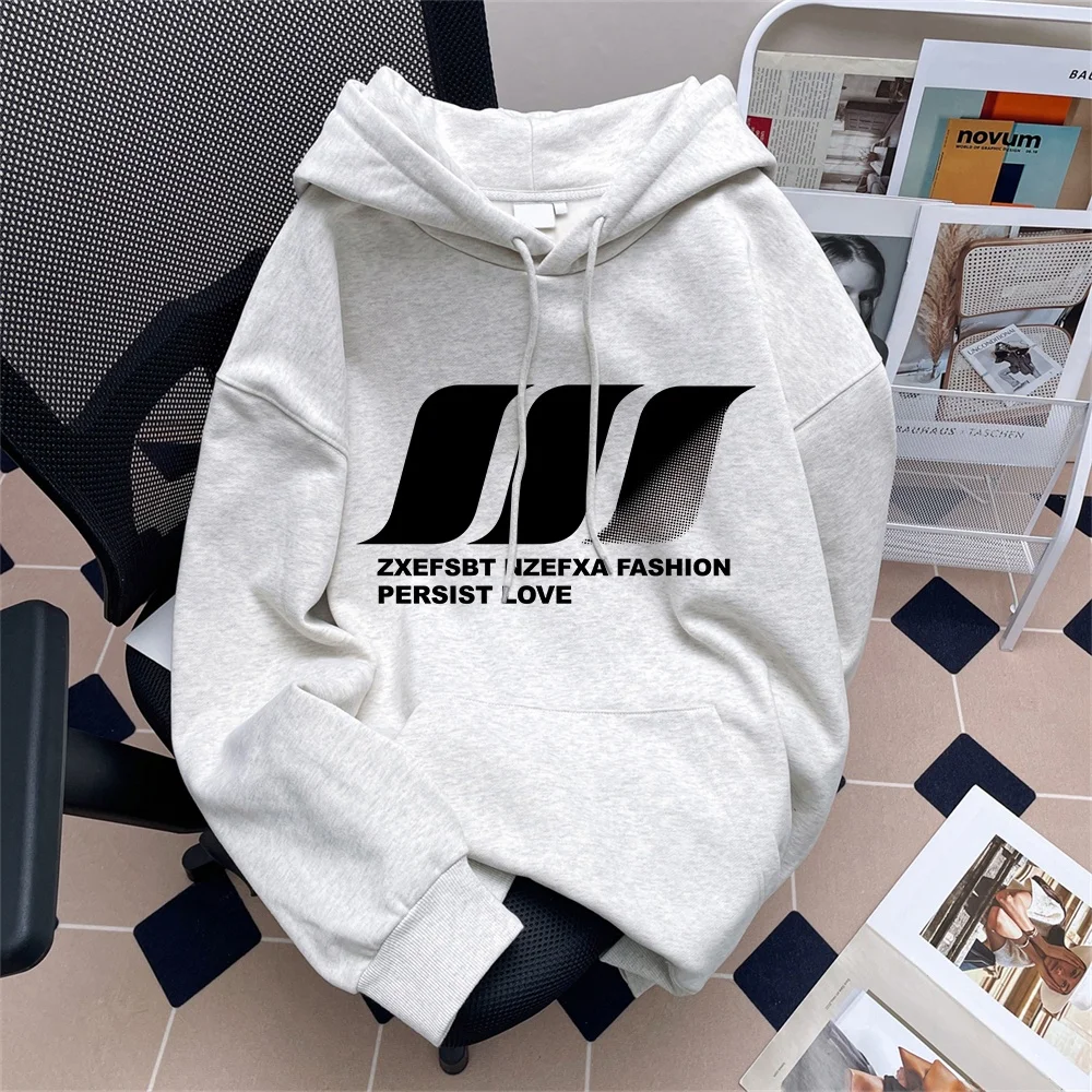 

Loose ex Hoodie Sweatirt American Retro High Street Sle for Autumn Winter Couples Matching Outerwear Youth Faion