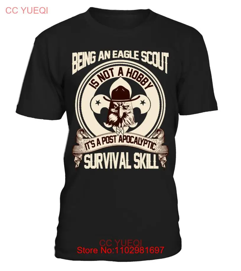 EAGLE SCOUT POST-APOCALYPTIC SURVIVAL SKILL T-SHIRT SIZE S-5XL