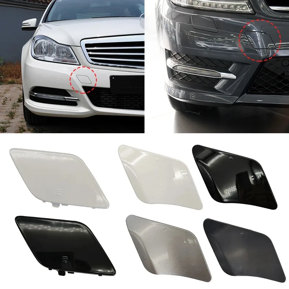 

Крышка фаркопа переднего бампера автомобиля, черная для Mercedes Benz C Class W204 C180 C200 C230 C300 AMG 2012-2014 2048850526