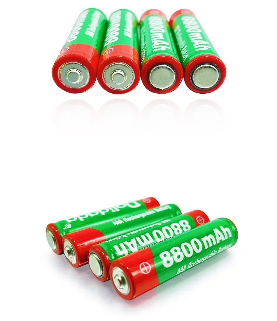 Szybkie ładowanie 1,5 V akumulator AAA 8800 mAh AAA1.5V akumulator alkaliczny akumulator odpowiedni do zabawek LED MP3