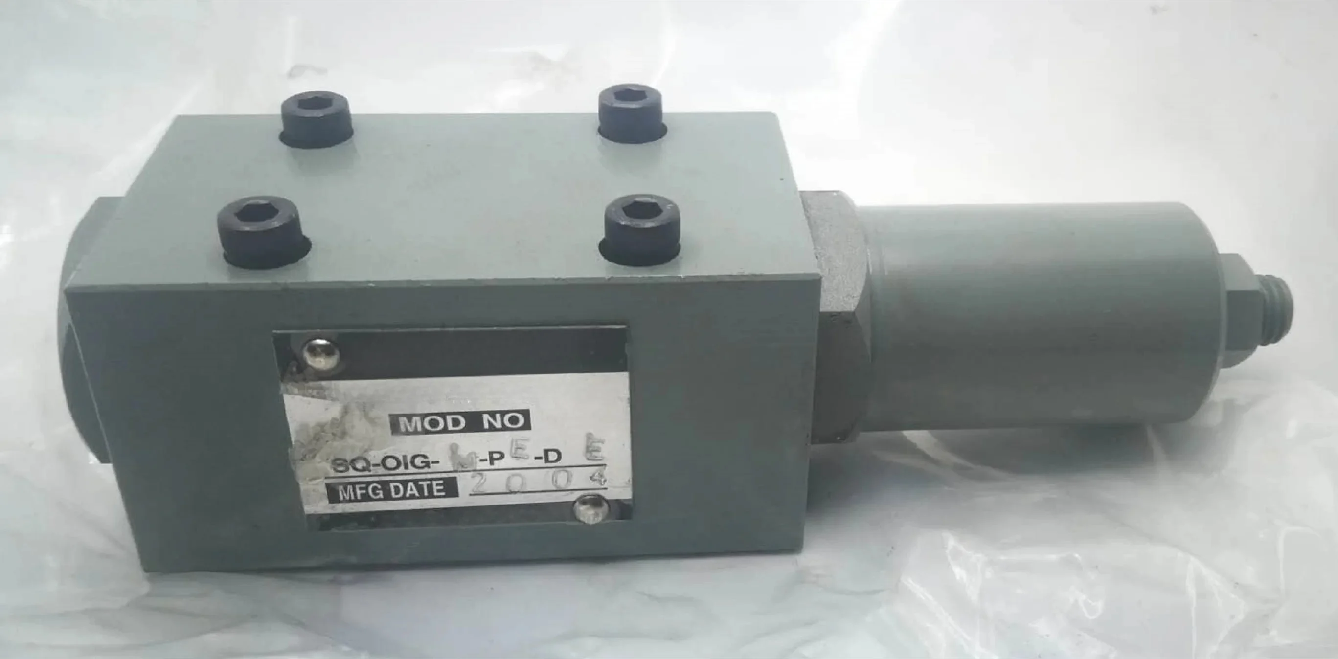 VALVE MOD NO SQ-OIG-M-PE-DE SQ-0IG-M-P-E-DE NEURON CO.,LTD. Hydraulic valve MADE IN TAIWAN