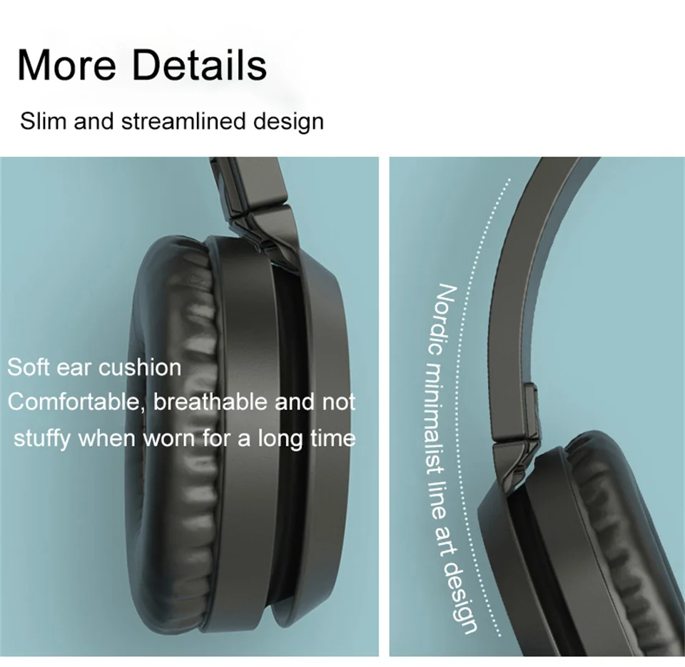 Philips TAH4105 Kabelgebundener 3,5-mm-Gaming-Kopfhörer, HiFi-Stereo, zusammenklappbar, praktische Kopfhörer, Online-Unterricht, Bildung, Lern-Headset – Detail 12