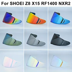 Helmet Visor for Shoei Z8 NXR2 RF1400 RF-1400 CWR-F2 CWR-F2R X15 X-Fifteen X-SPR Pro Shield Sunscreen Windshield Helmet Parts