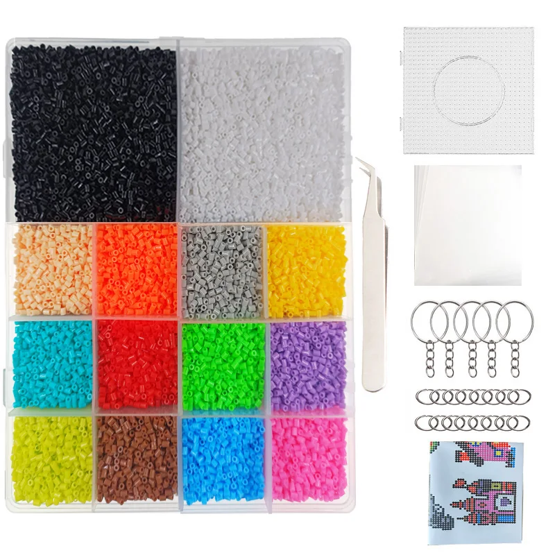 

2.6MM/5MM Hama Beads Molten Perler Iron Beads Tool and Template Education Toy Fuse Bead Jigsaw 3D Puzzle For Children