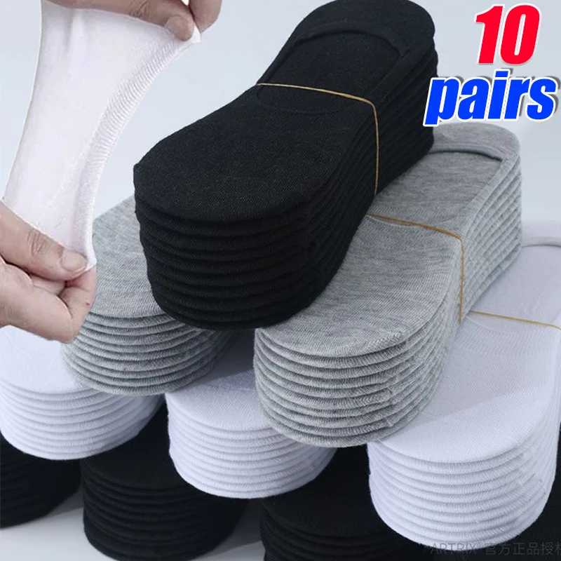 Unisex Ankle Socks Solid Color Black White Gray Invisible Breathable Cotton Soft Sneakers Socks Male Short Socks Women Men Sox