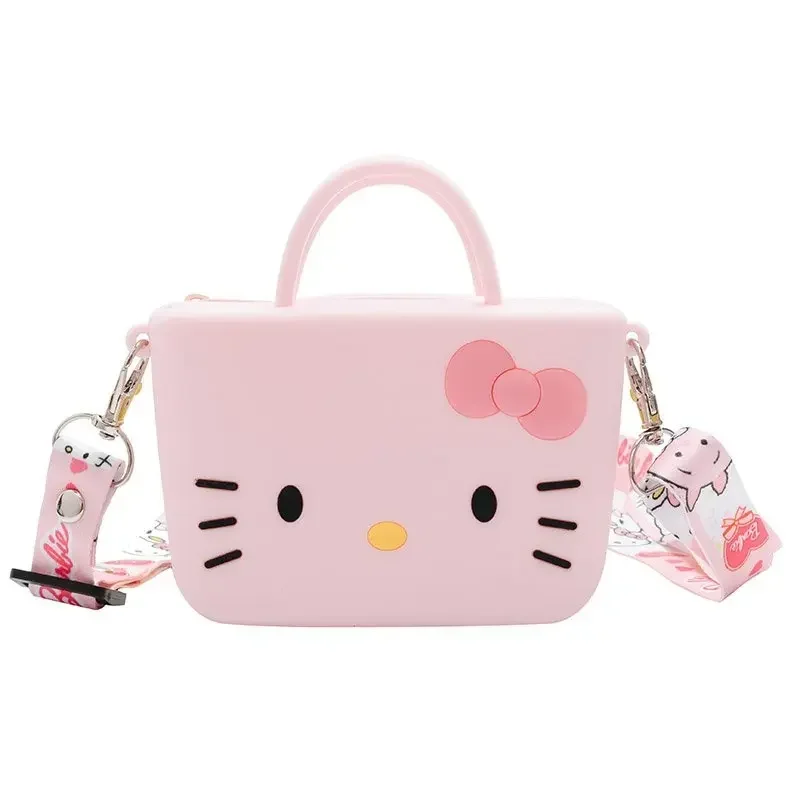 Cartoon backpack silicone soft crossbody bag fashionable cute coin purse princess children handbag