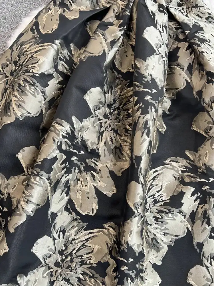 Französisch Schwarz Gedruckt Lange Kleid Frauen Sommer Retro Square Neck Schlank A-linie Blumen Kleider Damen Ärmellose Hohe Taille Lange Robe