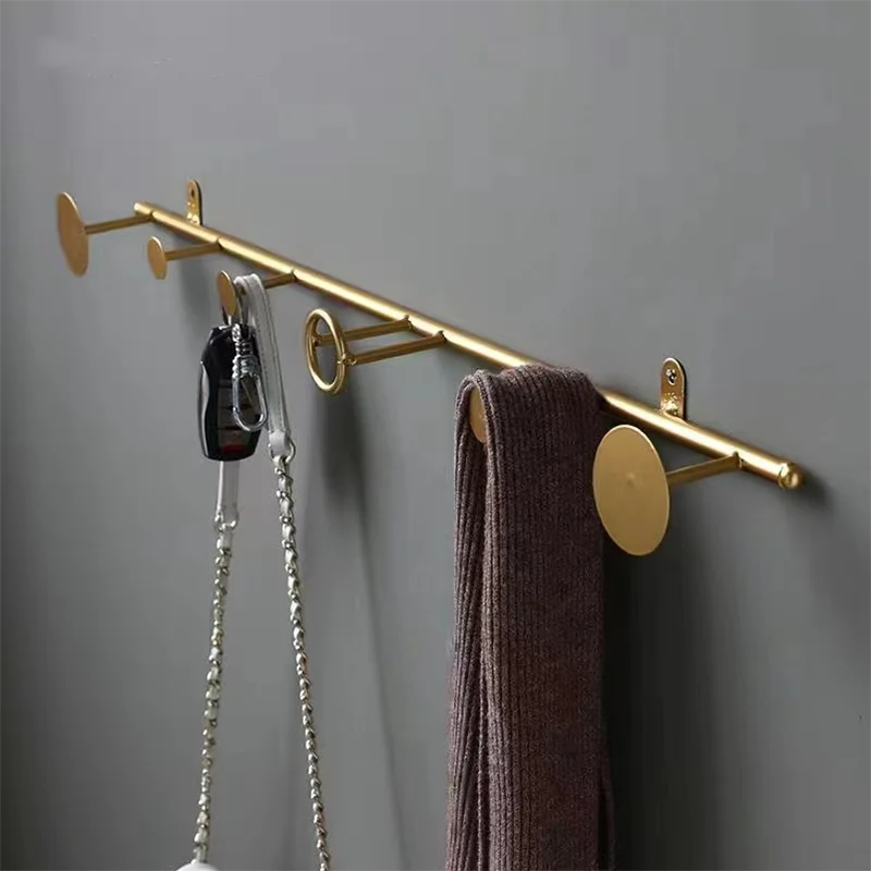 

Metal Modern Coat Racks Wall Clothes Organizer Open Luxury Living Room Hanging Coat Racks Bedroom Perchero Trendy Furniture