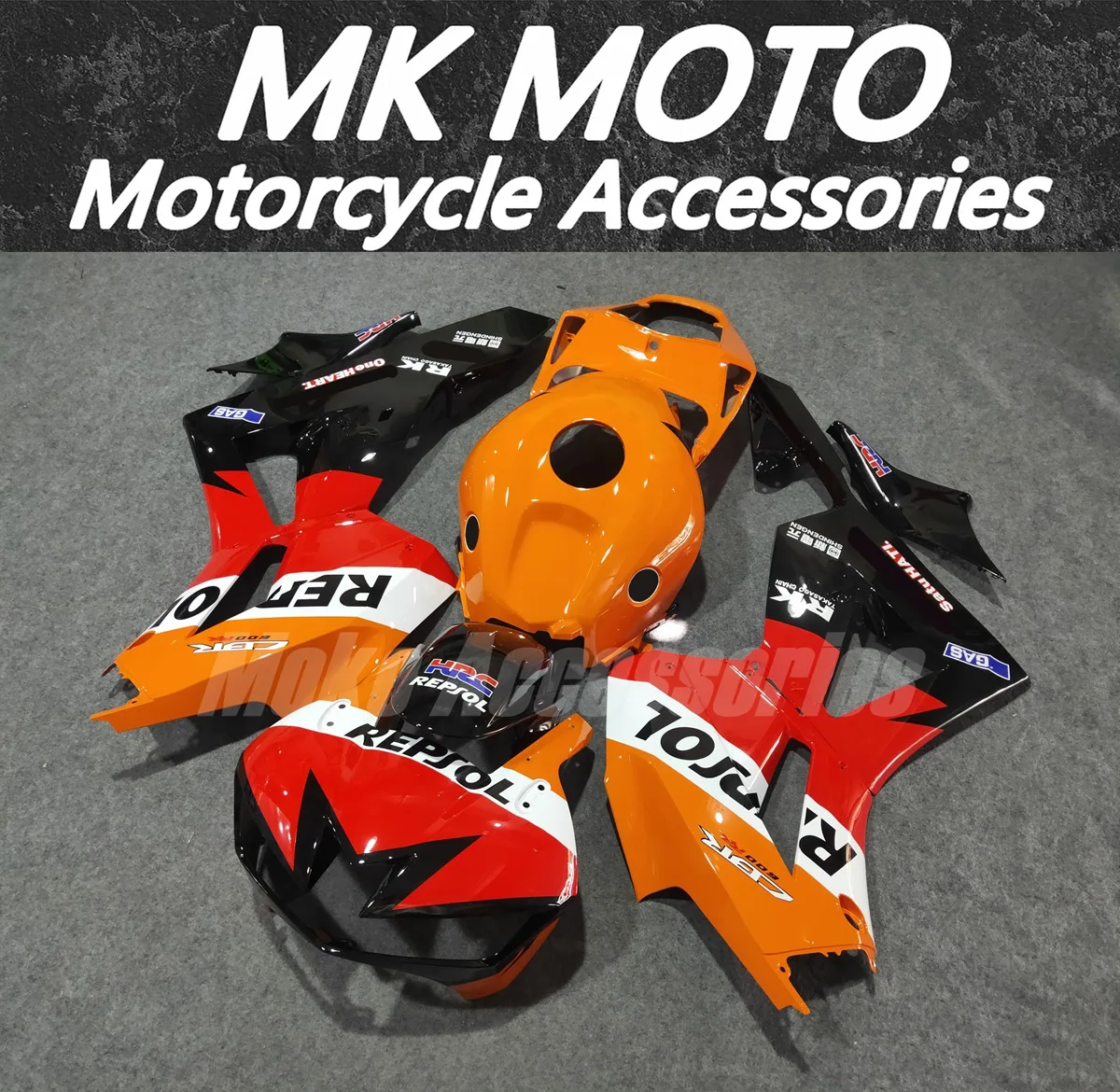 

Motorcycle Fairings Kit Fit For Cbr600rr 2013 2014 2015 2016 2017 2018 2019 Bodywork Set High Quality Red Orange