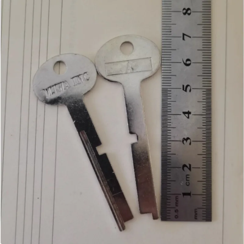 Vault Door Double Lock Key Embryo, Dual Key Embryo, Management Key Embryo