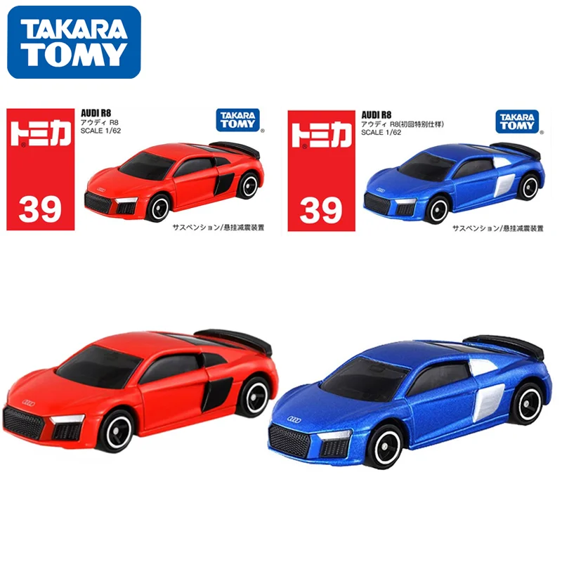 

TAKARA TOMY Tomica New NO.39 1/62 Audi R8 Red Sports Cars Alloy Toys Motor Vehicle Diecast Metal Model Gifts for Children Boys