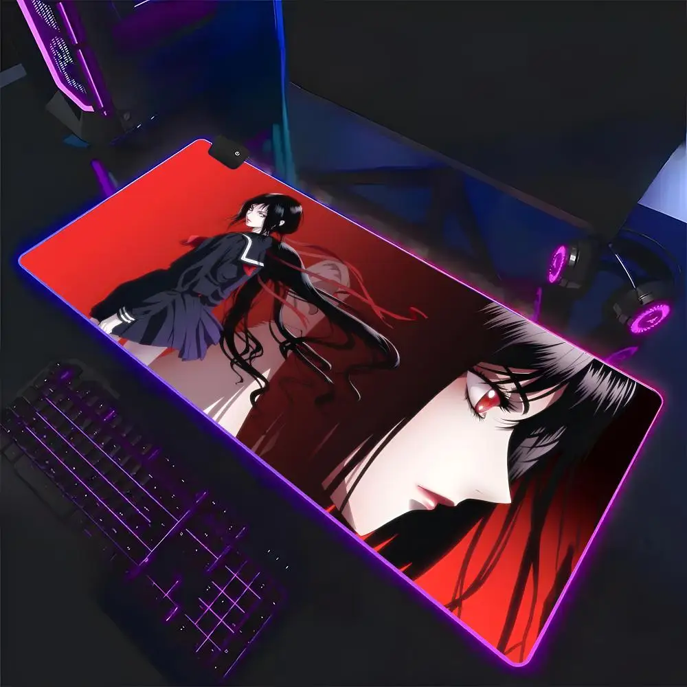 

anime S-saya Kisaragi Mouse Pad Mousepad Large Gaming LockEdge Thickened Computer Keyboard Table Desk Mat