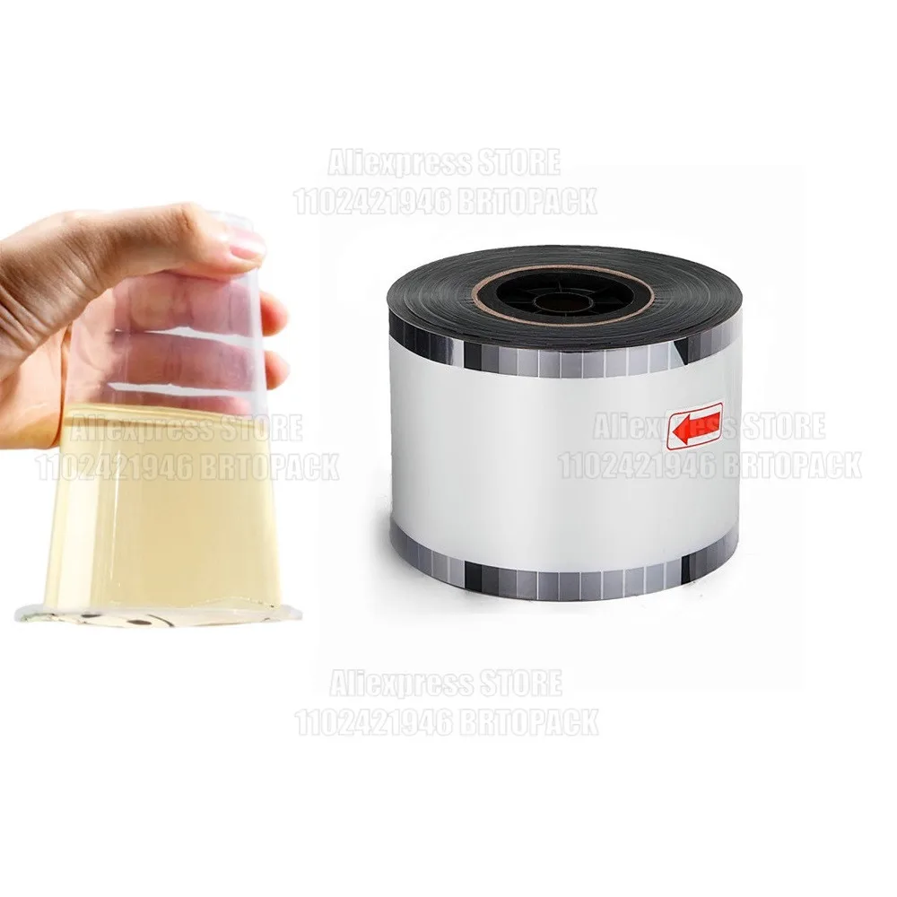 Bubble tea juice drink film cup sealing film transparent film for cup sealer sealing machine only for PP cup packaging film