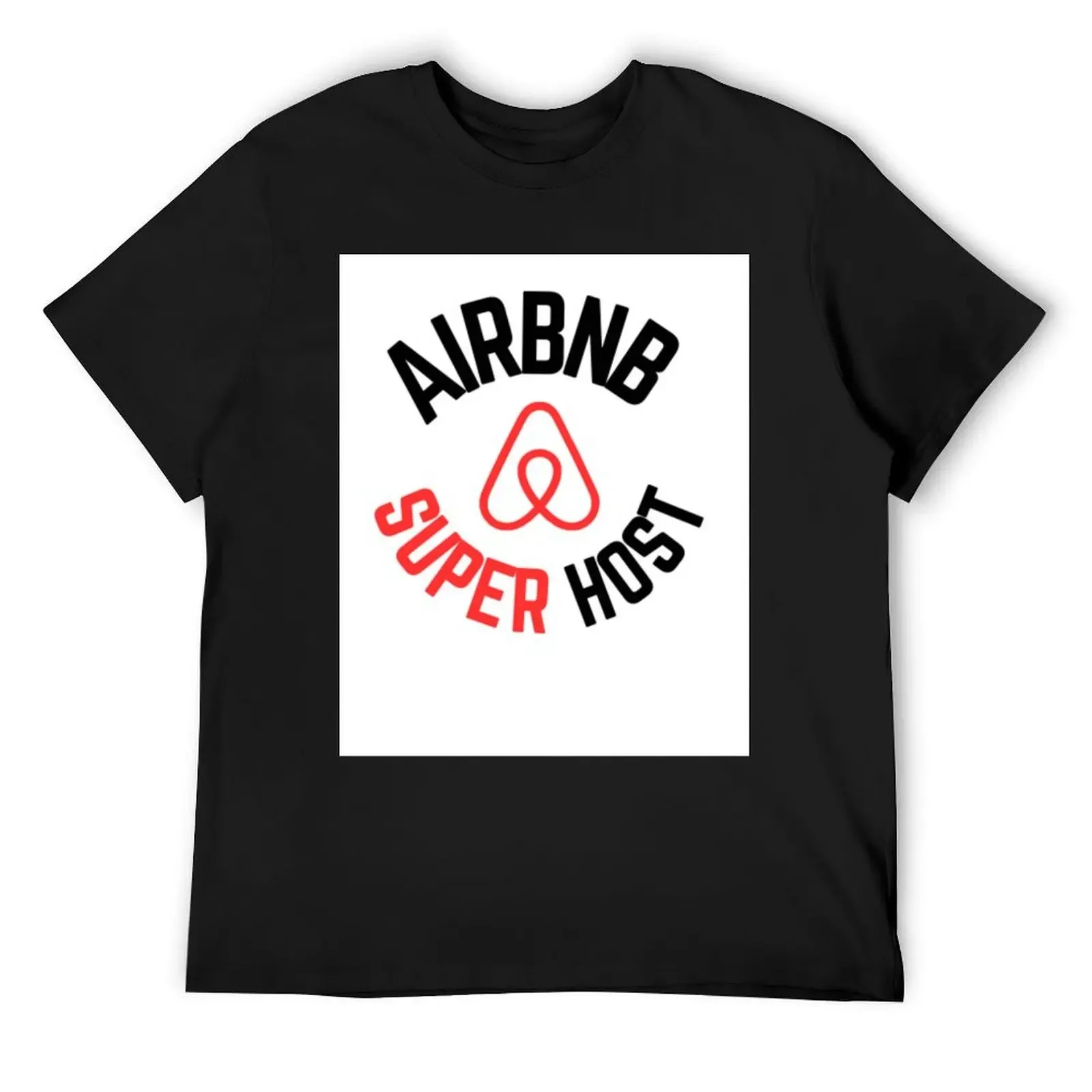 Airbnb Super Host Hero Reservation Aprtments Five Stars T-Shirt blacks sublime vintage summer tops men t shirts high quality