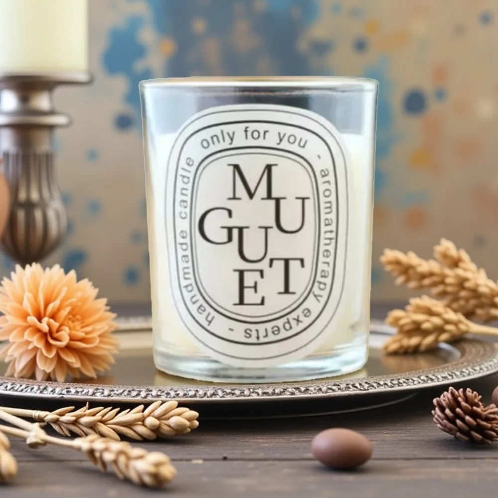 جديد الخريف والشتاء جو العطر شمعة معطرة هدية رومانسية جرة شفافة الشموع العطرية الخفيفة لضيف الزفاف