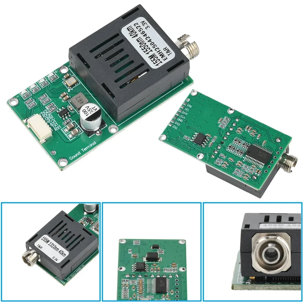

Optical Transceiver Module DC 5.5-26V TTL Drone-specific FC RX/TX/AV/VCC/GND Interface for Optical Terminal Equipment