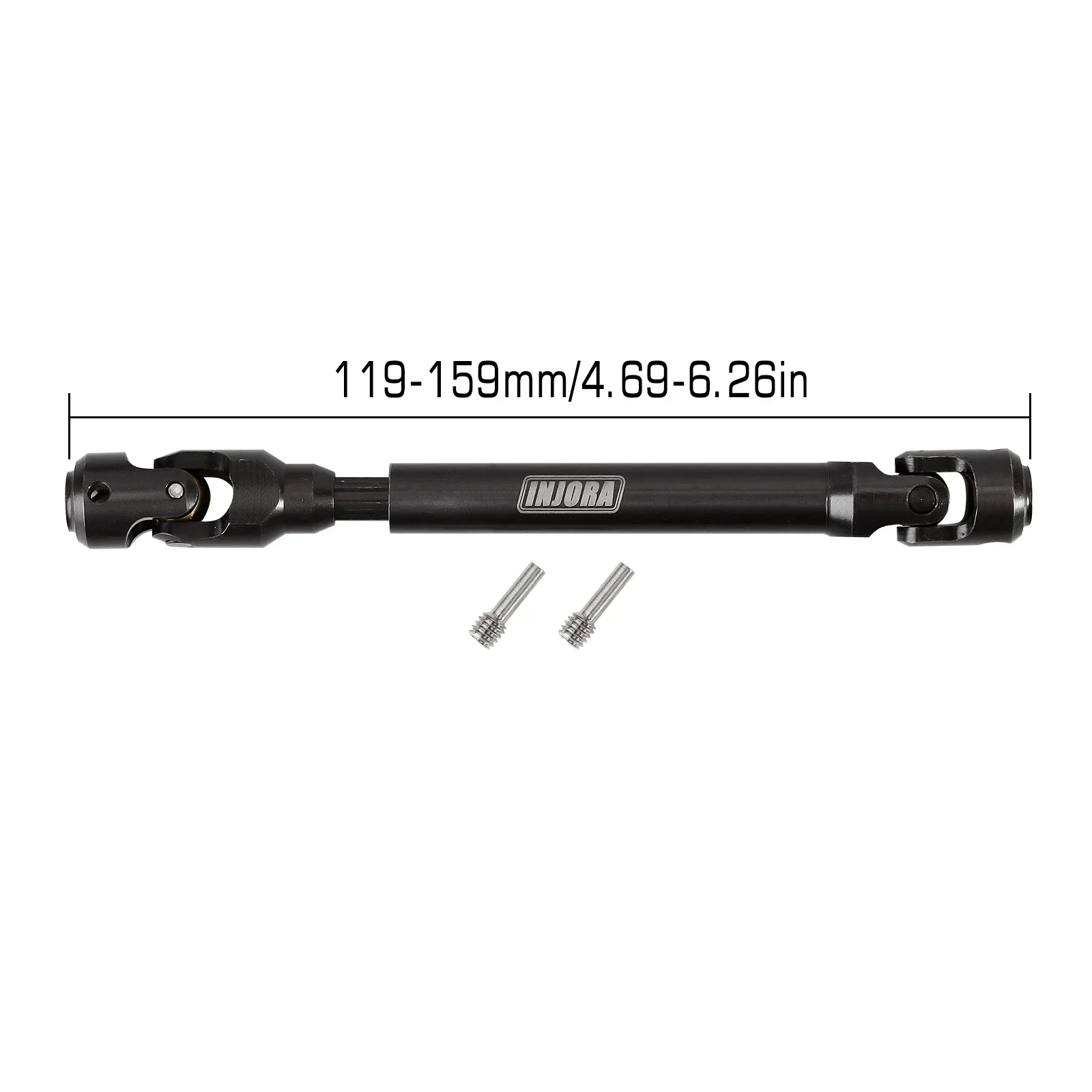 INJORA Stalen Zware Aandrijfas voor 1/10 RC Auto Crawler Axiale SCX10 90046 AXI03007 TRX4 Redcat Gen8
