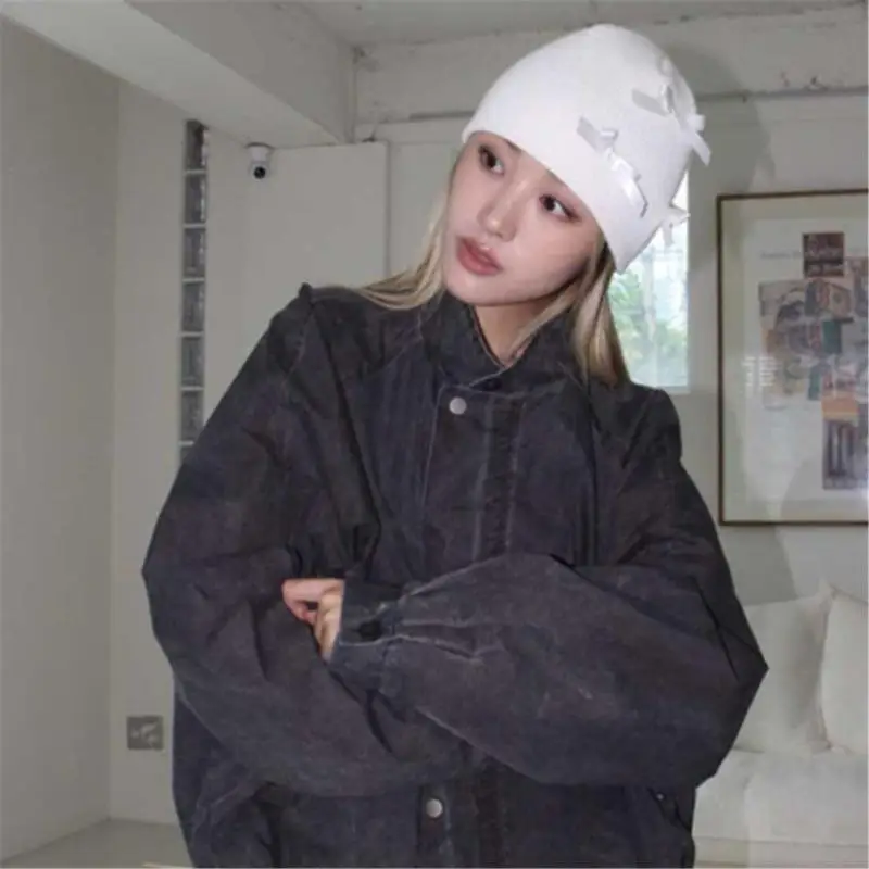 

652F Ballet Women Breathable Slouchy Hat Street Cap Knit Cycling Hats