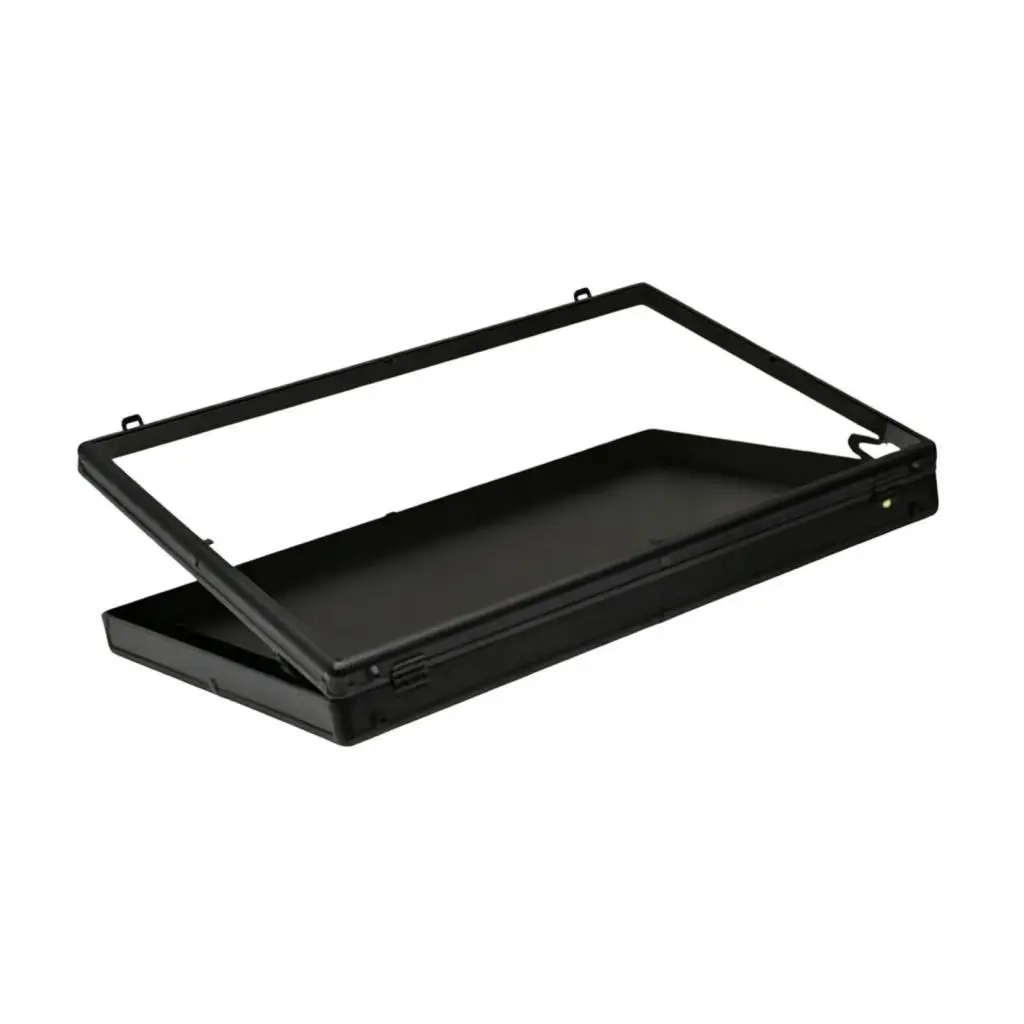 Card Display Case Organizer with Handle Aluminum Alloy Jewelry Collectibles Lockable Card Display Frame Trading Card Display