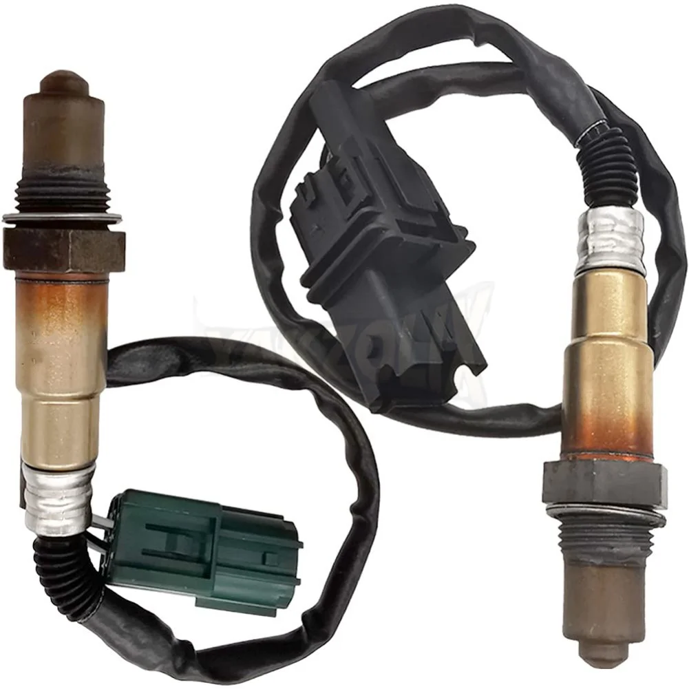 2pcs Oxygen O2 Sensor 02 1 & 2 For Nissan Sentra 1.8L L4 2004 2005 2006 Upstream Downstream Front & Rear A5061-4835 4 & 5 Wires