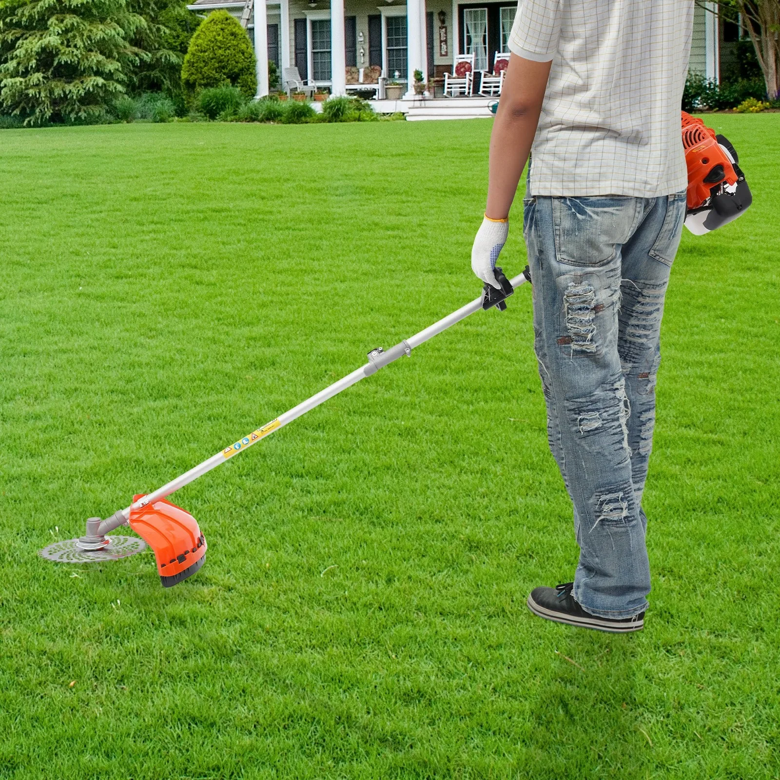 52cc 5-in-1 Multifunctional Gas Hedge Trimmer High-Performance 2.3HP Engine for Efficient Trimming
