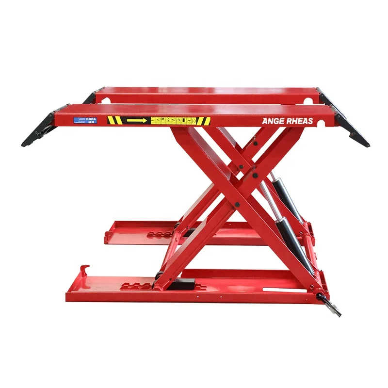 Small Shear Car Lift Lift 1.2 Meters Maintenance And Maintenance Waterproof Free Grooving Mobile Free Installation