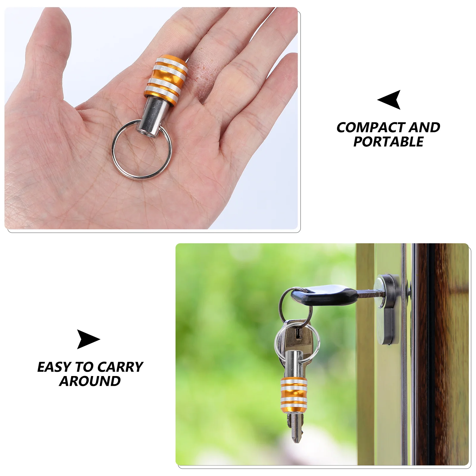 

Universal Steel Drill Bit Holder Heavy Duty Extension Bar Magnetic Quick Release Compatible with Screwdriver Bits