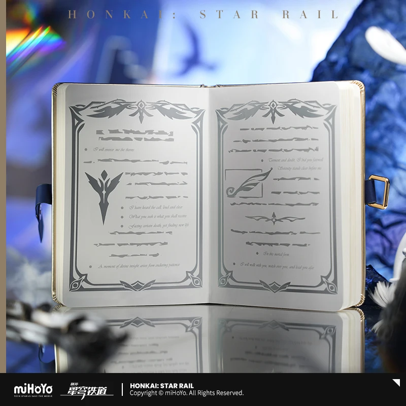 Pre-ขาย MiHoYo อย่างเป็นทางการวันอาทิตย์ชุดโน้ตบุ๊คของแท้ Honkai Star Rail ไดอารี่โน้ตบุ๊คคอสเพลย์อุปกรณ์เสริมพัดลมคอลเลกชันของขวัญ