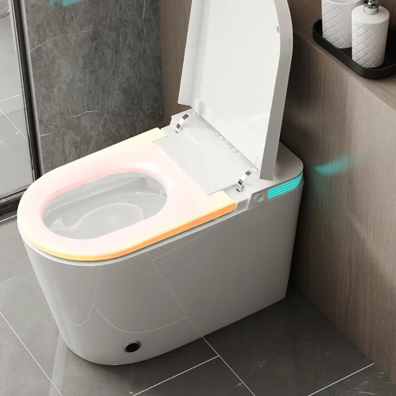 One Piece Figures Sanitary Smart Toilet Simple Automatic White Smart Toilet Cleaner Ceramic Sanita Inteligente House Furniture