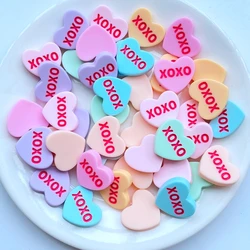 20Pcs New Cute Mixed Love Peach Resin Flat Back Cabochon Scrapbook Diy Wedding Hairpin Accessories Embellishments Craft