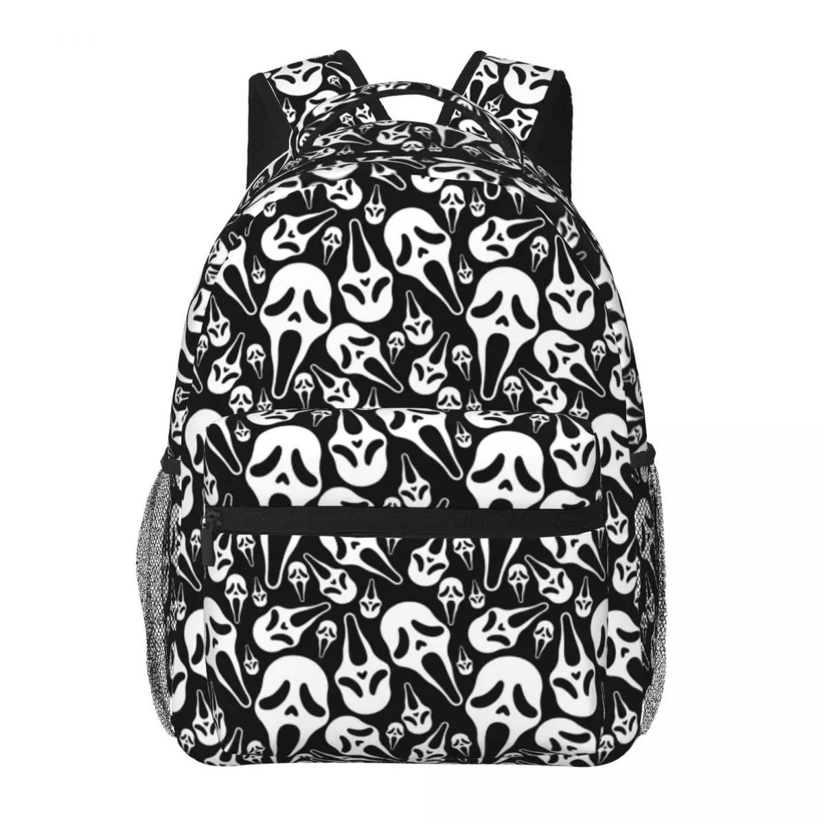 

Ghostface Repeat Backpack for Men Women Fashion Student Business Daypack College Shoulder Bag 16in