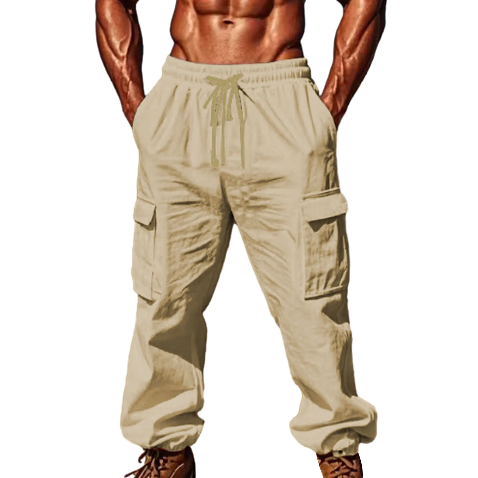 

Wide Leg Pants Men 2024 Spring Autumn Men Trousers Loose Casual Baggy Jogging Sweatpants Male Vintage Cargo Pants Oversized 4XL