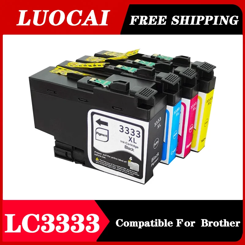 

1 SET LC3333 Ink Cartridges Compatible For Brother MFC-J1300 DCP-J1100DW Printer