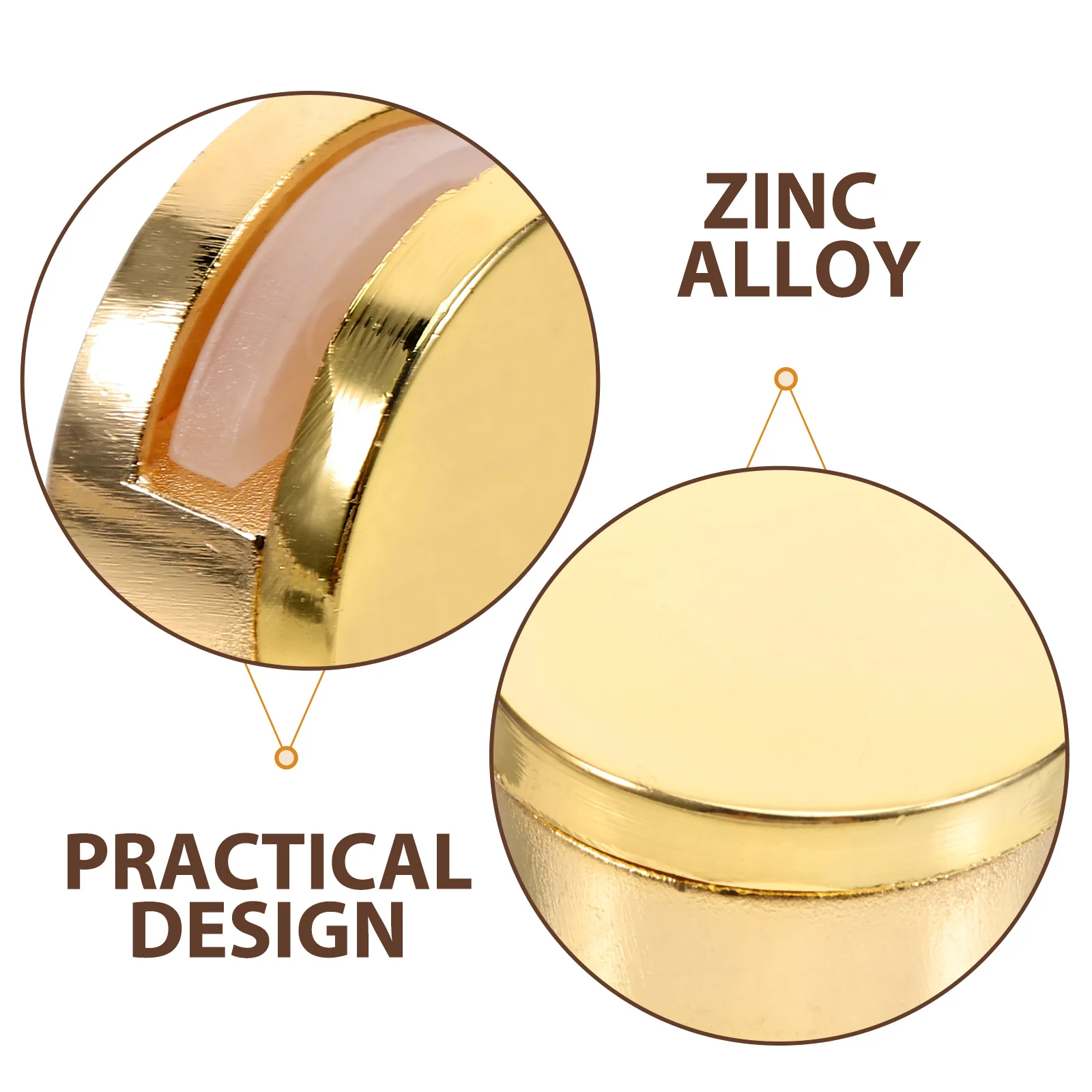 

8Pcs Glass Shelf Clamp Zinc Alloy Double Hole Mirror Bracket for Heavy Duty Wall Mounted Mirror and Display Fixing