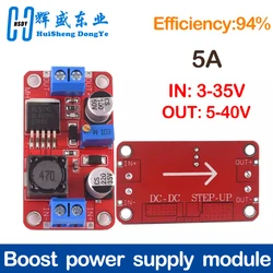 5A DC-DC 스텝 업 파워 모듈 부스트 볼트 컨버터, 3.3V-35V, 5V, 6V, 9V, 12V, 24V, XL6019