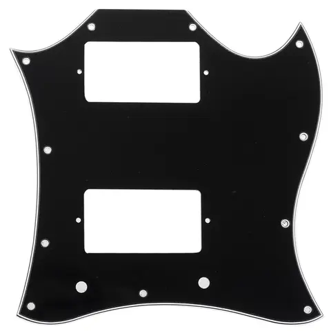 Musiclily Pro 11-Hole Large Full Face Guitar Pickguard for Import SG