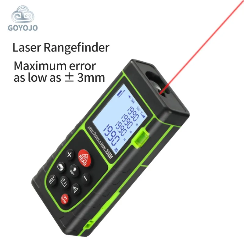 Laser-Entfernungs messer 40m 60m 80m 100m kein Batterie-Entfernungs messer Band-Entfernungs messer Baumess gerät Lineal Test werkzeug