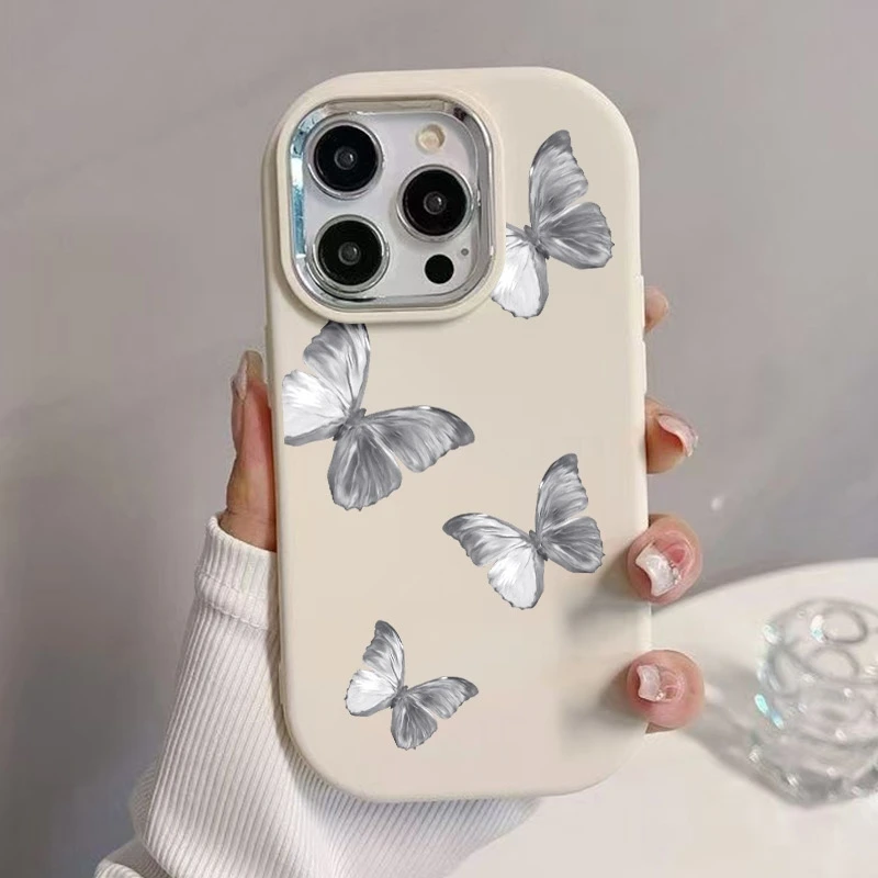 Custodia per telefono farfalla di lusso per custodie Realme 14X 5G Realme 13 Pro Plus 12 11 10 9i 8 C75 C67 C63 C65 C61 C51S C55 GT 6 6T Cover