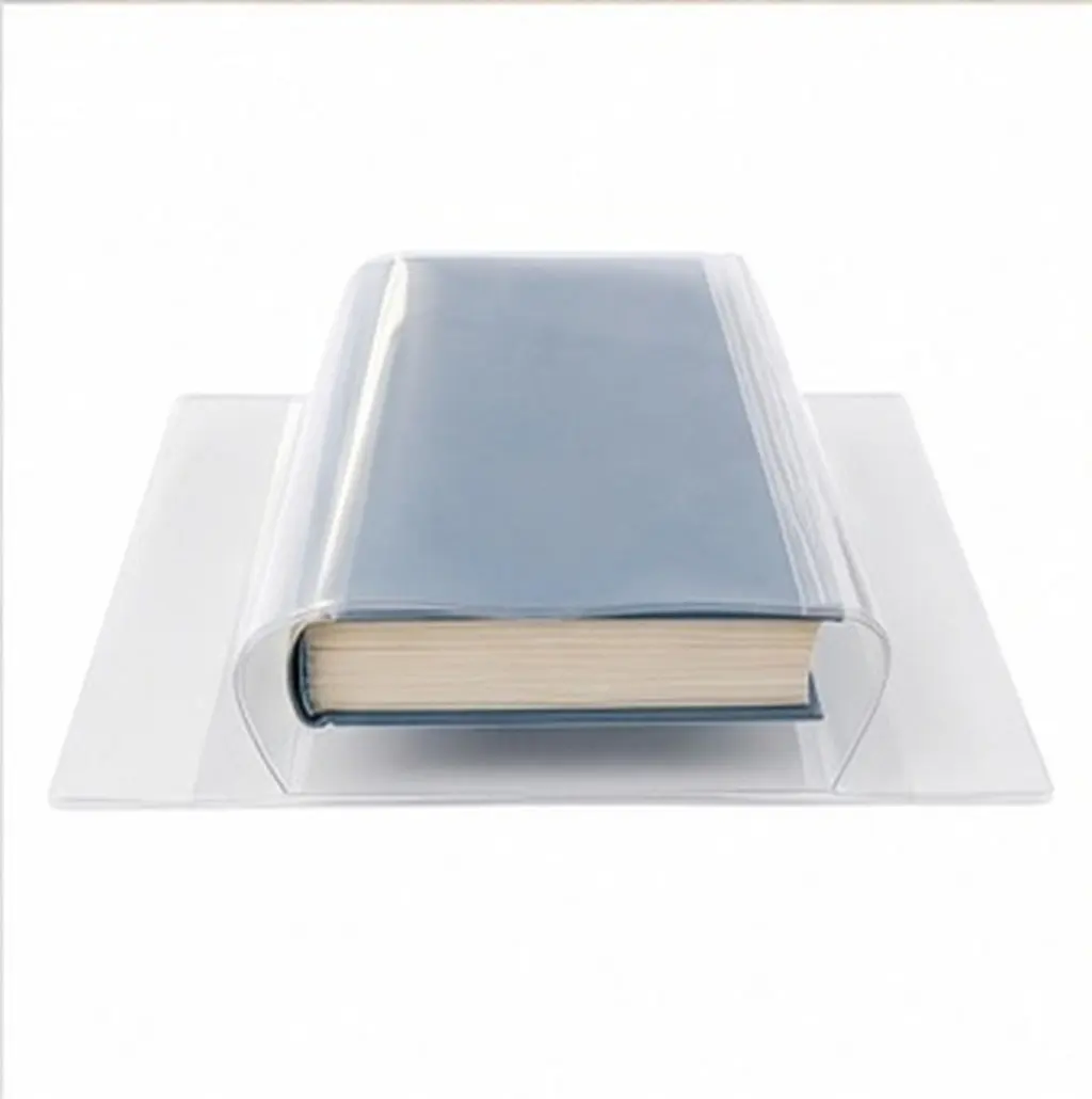 20Pcs Transparent Book Covers High Transparency Plastic Sleeve for Textbooks Notebooks Reusable Protective Book Sleeve Cover