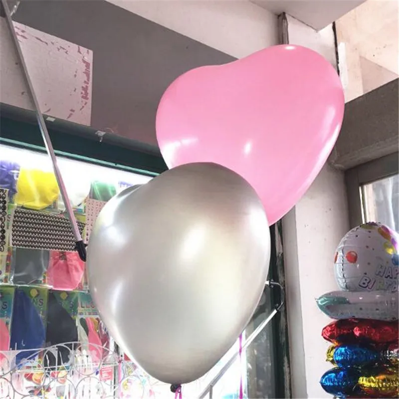 36-inch Lift-off Large Heart-shaped Latex Balloon Proposal Confession Wedding Decoration Birthday Party Opening Decoration