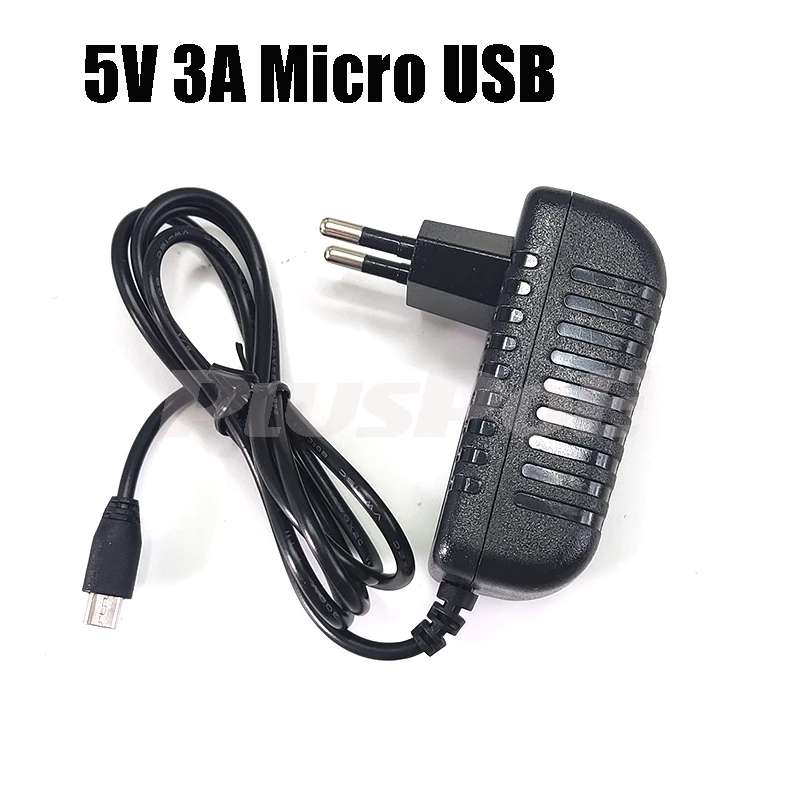 5V Power Adapter 3A Micro USB Supply Charger for Raspberry PI 3 Zero Model B B+ Tablet PC Converter EU Plug