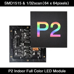 100 sztuk/partia AiminRui P2 kryty kolorowy ekran LED moduł panelu SMD 128*128mm 64*64 pikseli 1/32 skanowanie 3w1 RGB