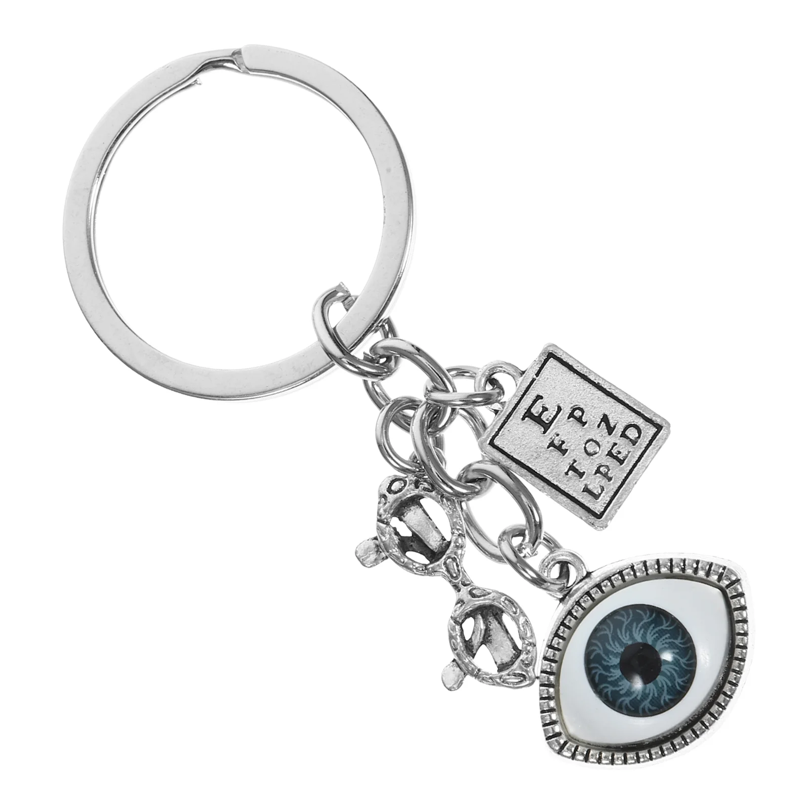 

Gifts Key Hanging Decoration Chains for Women Doctor Bag Keychain Zinc Alloy Novelty Eyeball