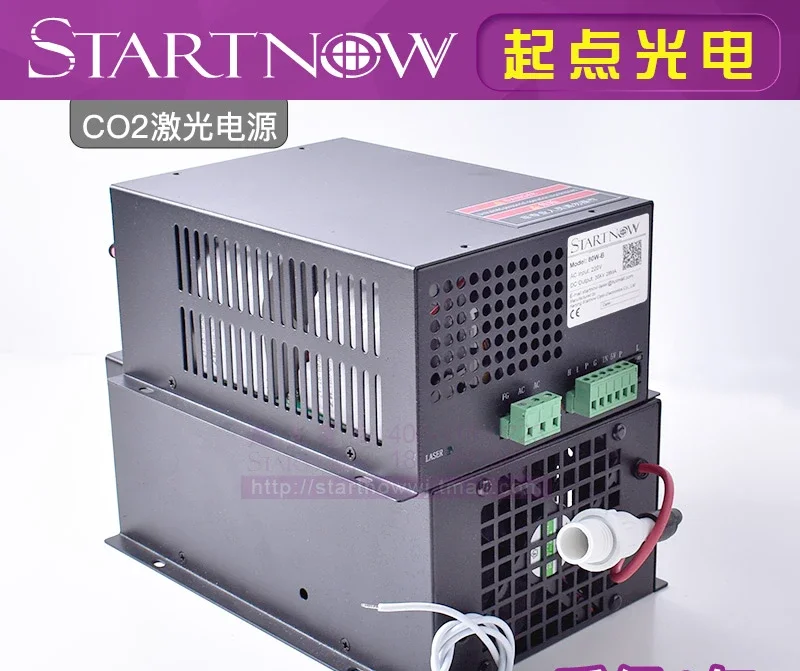 STARTNOW Mingyu Laser Power Supply 40W 60W 80W 100W 150W Cutting and Engraving Machine CO2 Tube