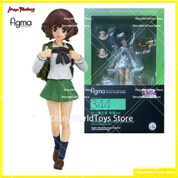 100% Original Figma 344 Girls und Panzer the Movie Yukari Akiyama School Uniform ver. In Stock Anime Action Figures Model Toys