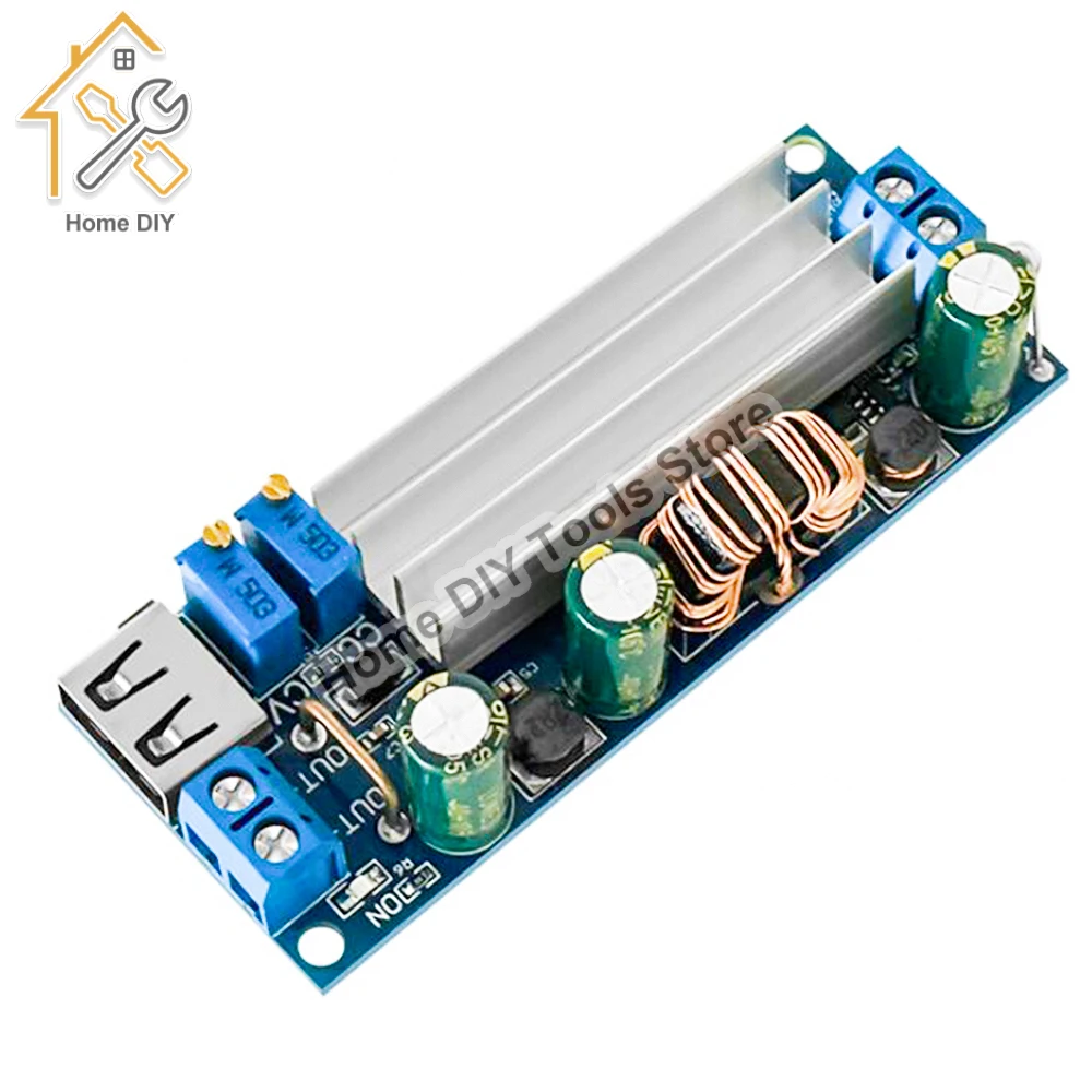 DC DC Step Up Boost Converter 2-24v to 3-30v 4A 80w CC CV Power Module Adjustable Regulated power supply 3.7V 6V 9V 12V With USB