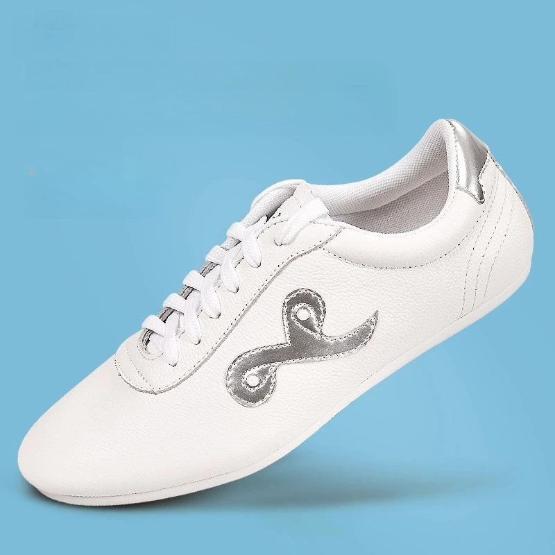 جلد البقر الأصلي تاي تشي أحذية لفنون الكونغ فو الووشو فنون الدفاع عن النفس لينة مرنة وحيد خفيفة الوزن الرجال النساء الأحذية