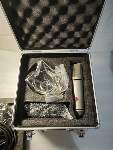 Professional U87-6H3N tube microphone, suitable for professional recording/singing and live streaming